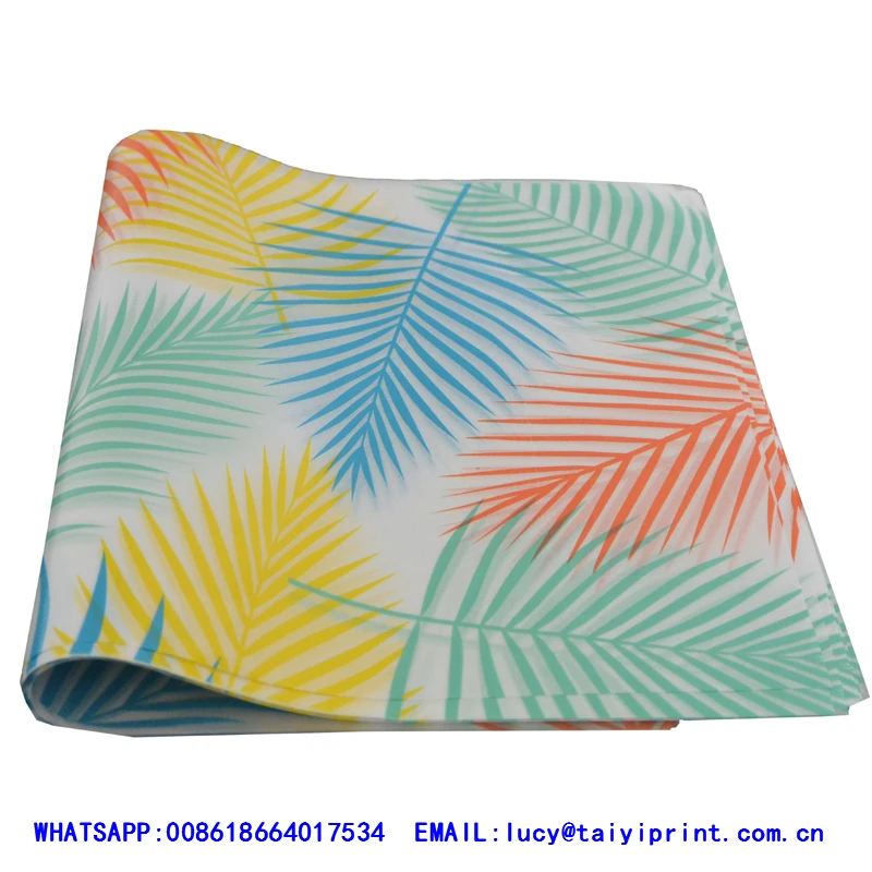 Butcher Paper Sheets Waxed Greaseproof Custom Printed Peach Pink Butcher Paper