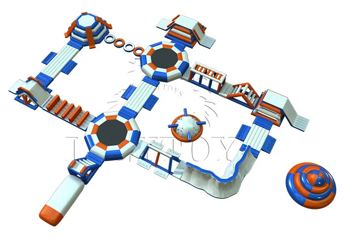 Lilytoys 3 years warranty inflatable water park equipment water park inflatable floating lake inflatables