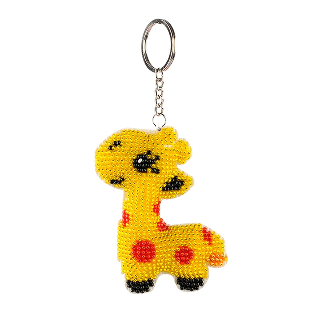 Diy beads embroidery toys for children Beads Cross Stitch Kit keychain homemade toy gift