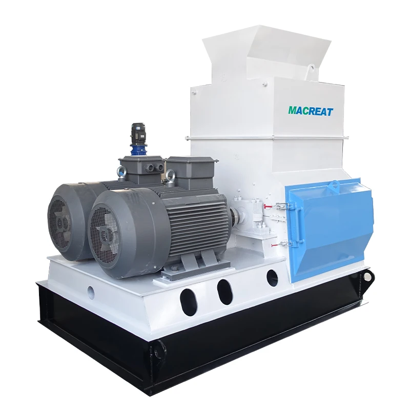 MACREAT High Efficient wood crusher hammer mill pellet grinder GXP65*75 for sale