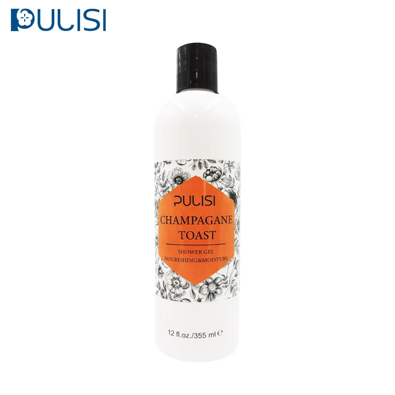 private label natural fragrange body wash gel champagne toast perfume body whitening organic shower gel