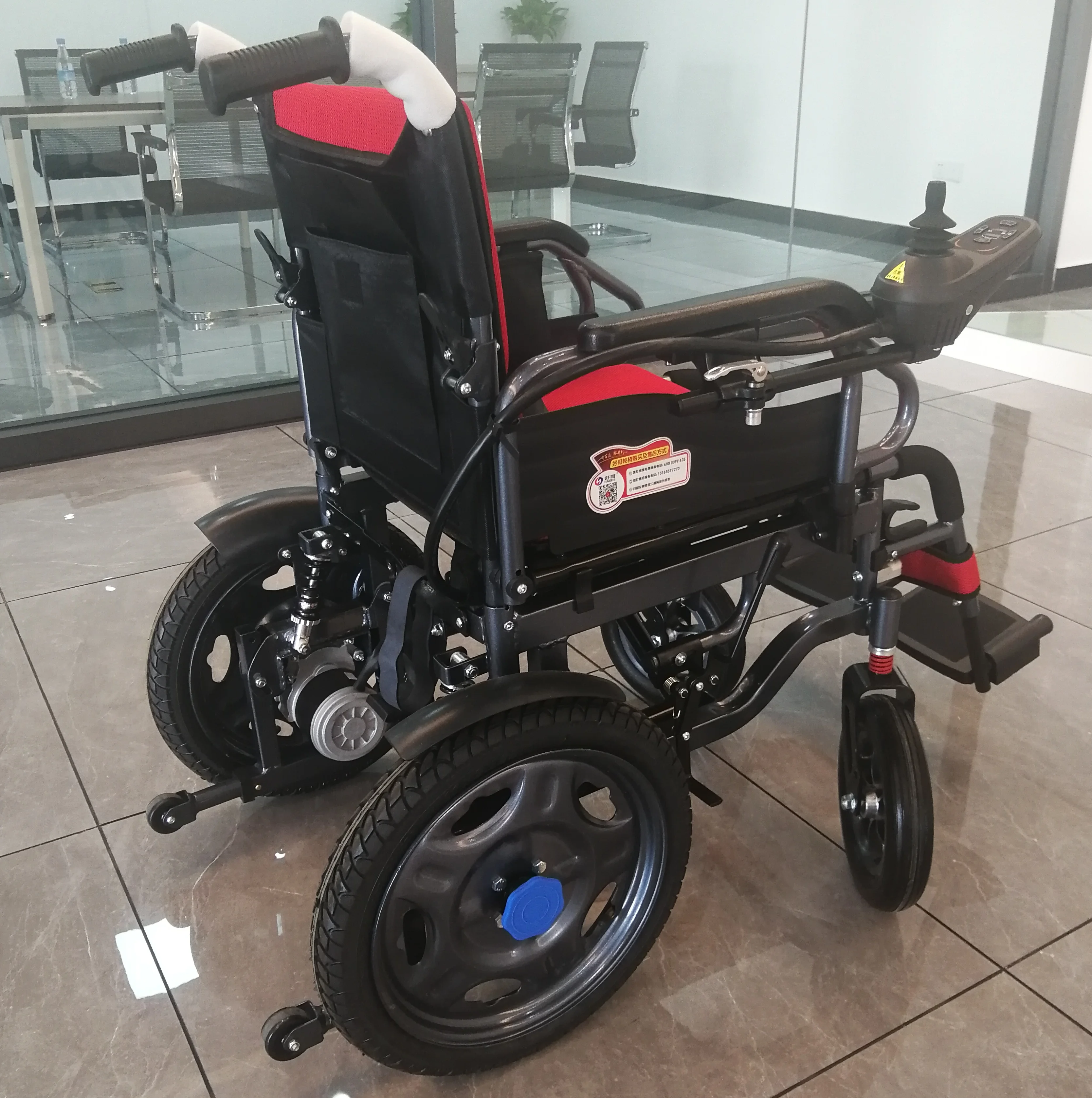 HG-W680S New Design Cheap price Rehabilitation foldable seat antishock system Electric Power Wheelchair