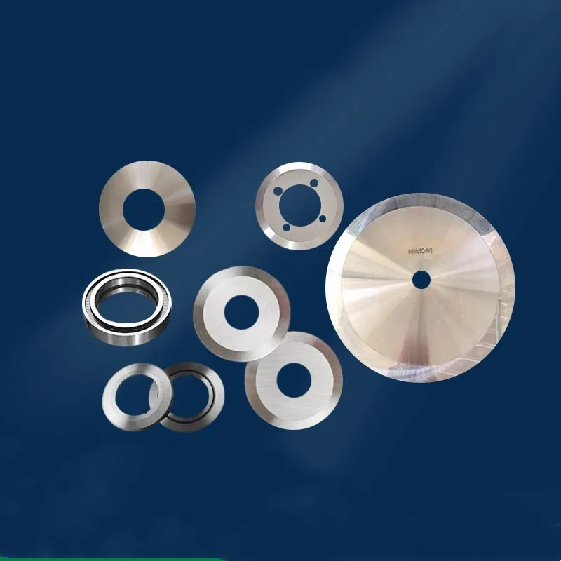 round blade knife for machine steel pipe cut blade tungsten carbide rotary circular slitter knife
