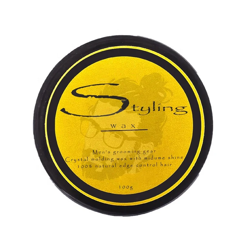 100g Factory Direct Supply Man Hair Styling wax with lasting hair wax and Modeling hair wax for wholesale