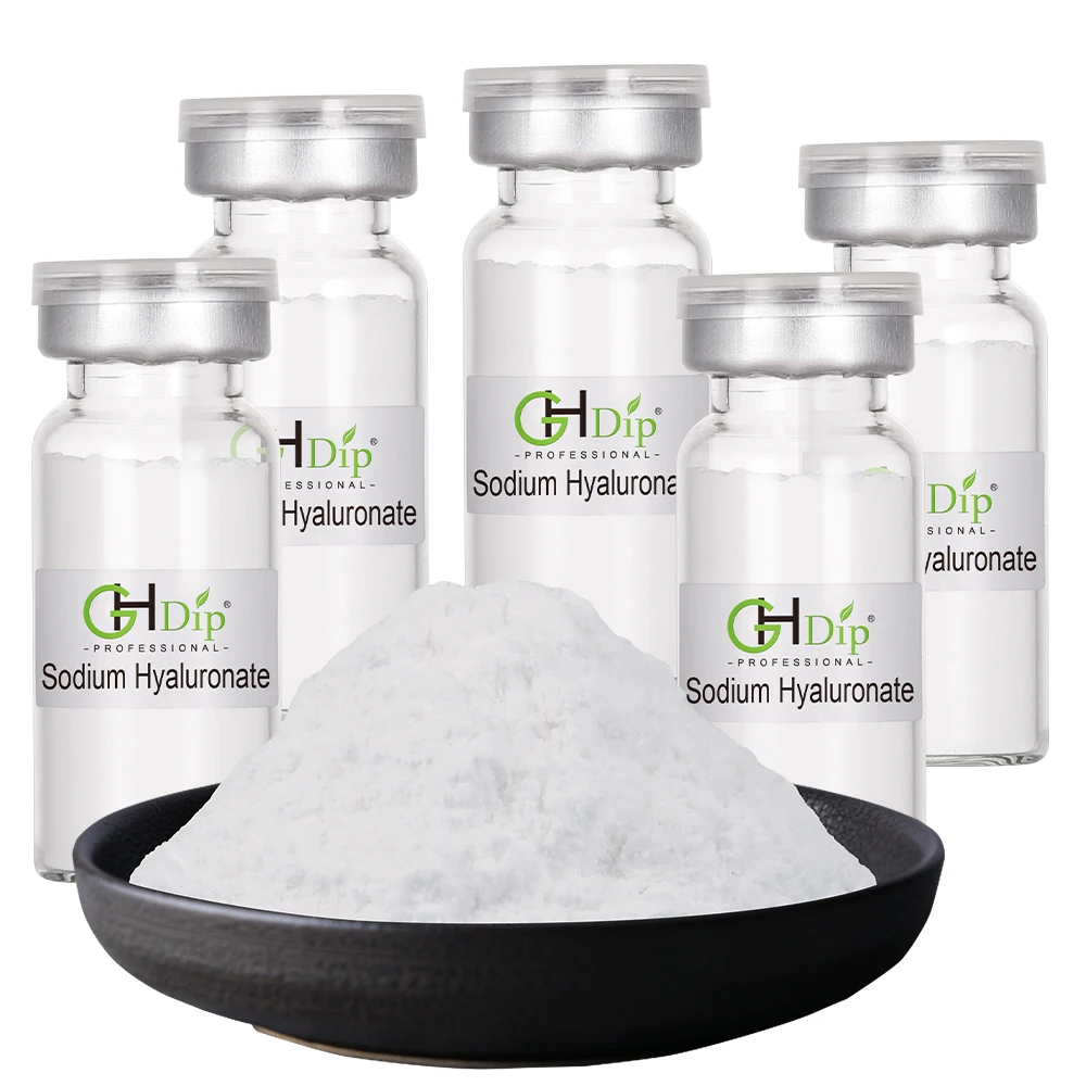 Cosmetic Grade Low Molecular Weight HA Sodium Hyaluronic Acid Powder CAS