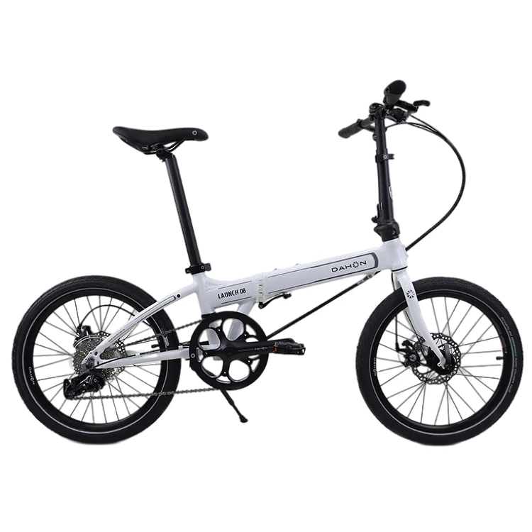 
Hot Sale Professional Lower Price Small Size Easy To Carry White 6061 Alloy Launch Folding Bike 