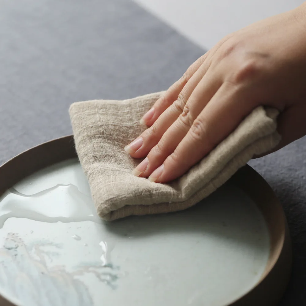 High Quality Cotton Linen Napkins Solid Color Hand Towels for Weddings Parties Custom Printed Wholesale Mouth Cloth Dinners