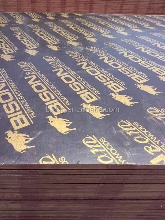 4*8Ft Construction Shuttering Plywood 18mm Phenolic Glue Hardwood Core waterproof Film Faced Plywood Formwork for Middle East