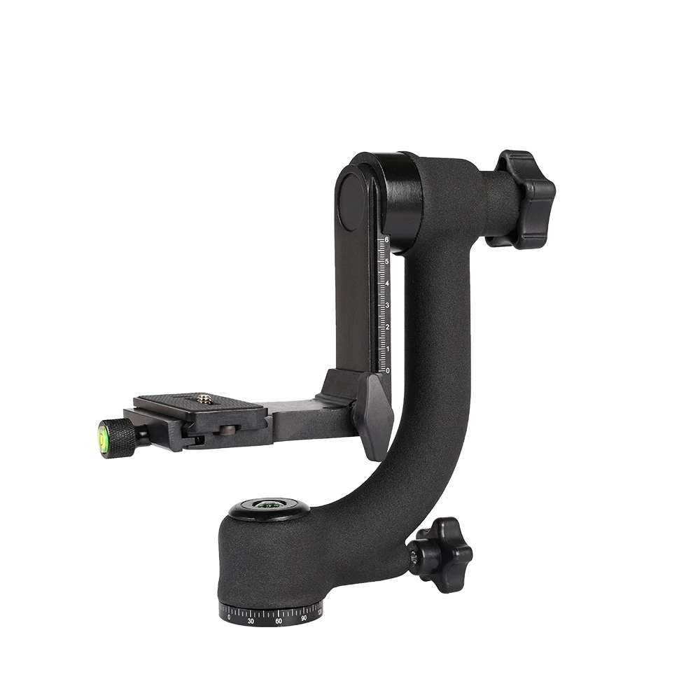 Kaliou High Quality 360 Degree Shot Gimbal Ball Head With Quick-release Plate For Long-focus Lens Digital Camera