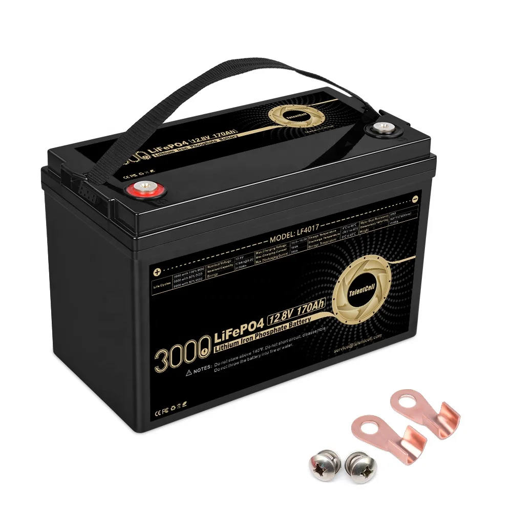 In Stock USA Wholesale 12V 12.8V 170Ah Light Weight Replacing Lead-acid Solar Energy Storage Lithium Ion Batteries Free Shipping