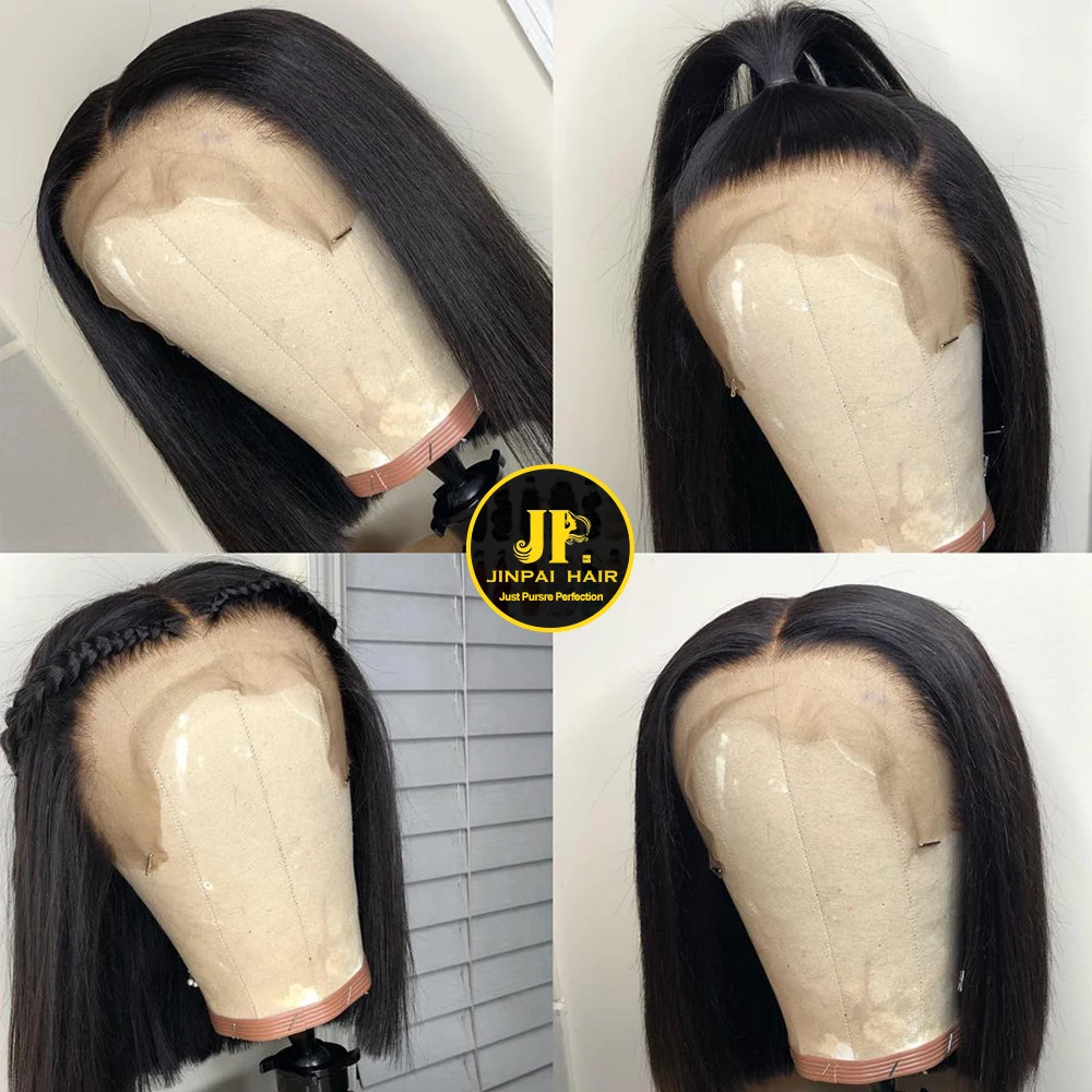 
JP Wholesale Brazilian Human Hair Front Lace Bob Wig,Cheap 100% Remy Virgin Hair Front Lace Bob Wig For Black Women 