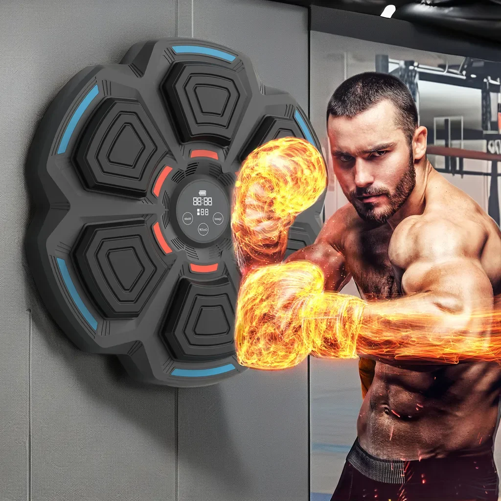 Gordon Wholesale Smart Target Home Wall Music Boxing Machine PU Training Machine Pads Electronic Lights Stand Punch MMA Dummy