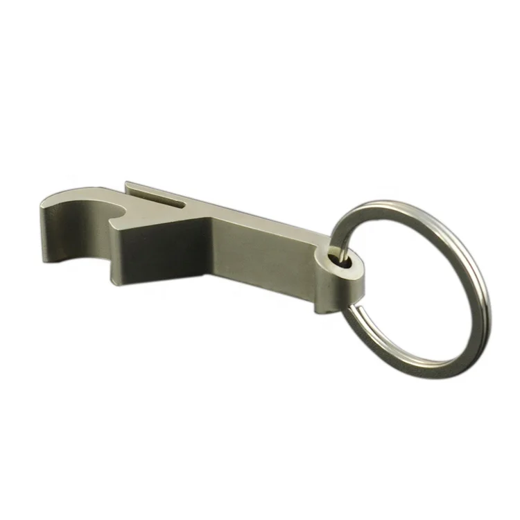 High Quality Metal Beer and Can Opener Keychain With Print Lane Security Logo