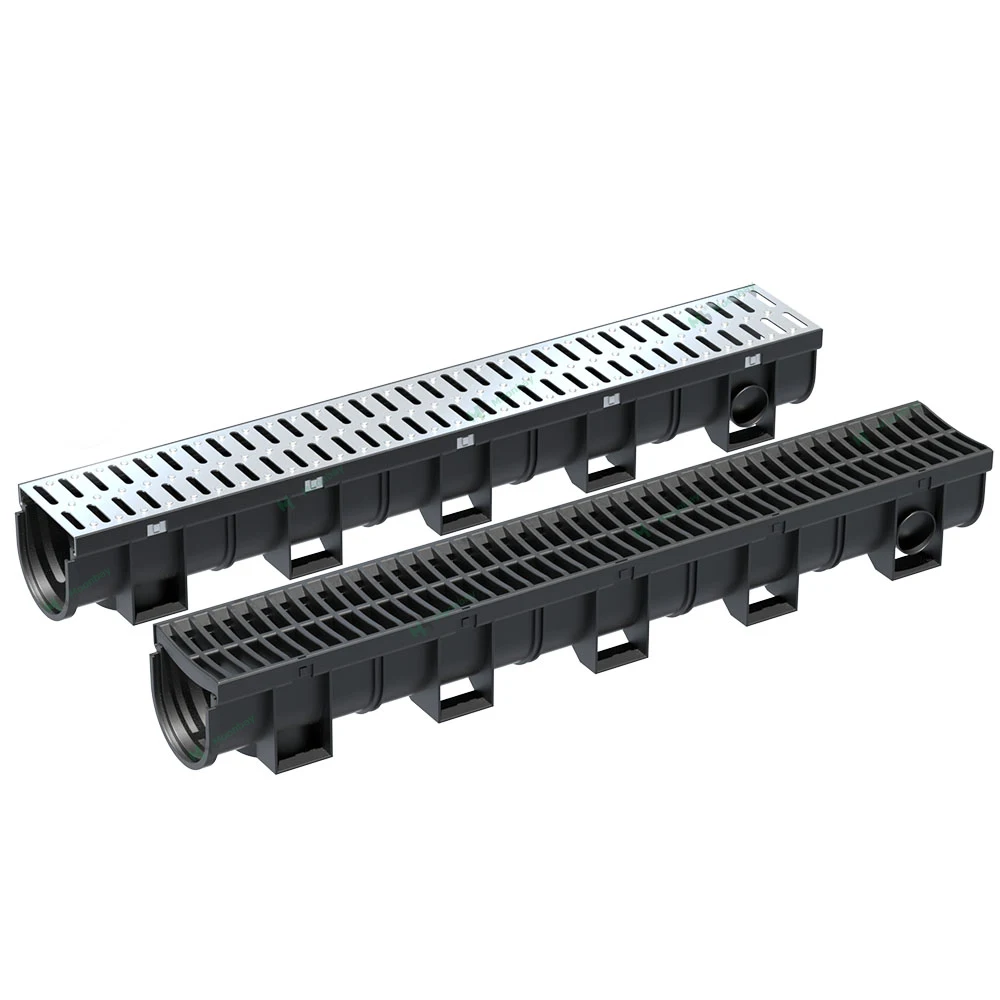 Outdoor Plastic Building Material Ditch Drain Trench Channel for Drainage