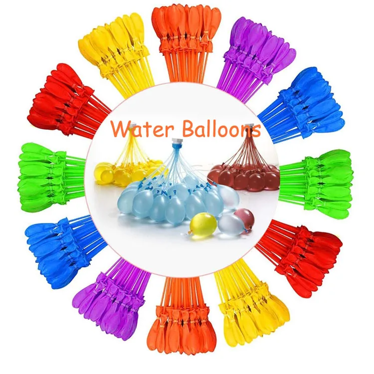 Самоблокирующиеся прочные водяные баллоны быстро заполняющие воздушные шары для вечеринок