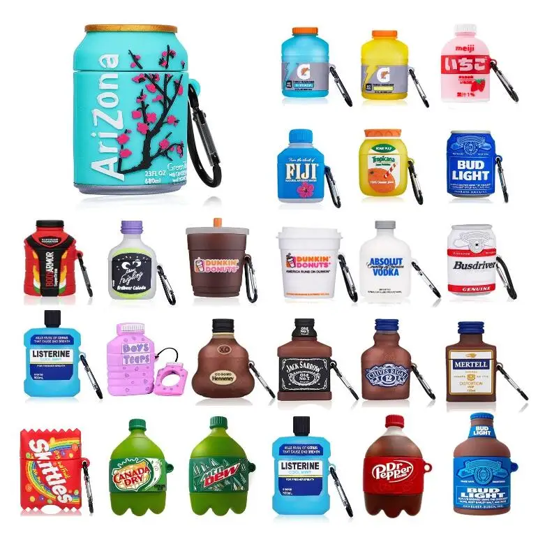 Лидер продаж на Amazon, высококачественные наушники на заказ, мягкий силиконовый чехол для наушников Airpod 1/2