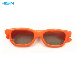 General style Orange glasses frame Cinema stereo 3D glasses for children