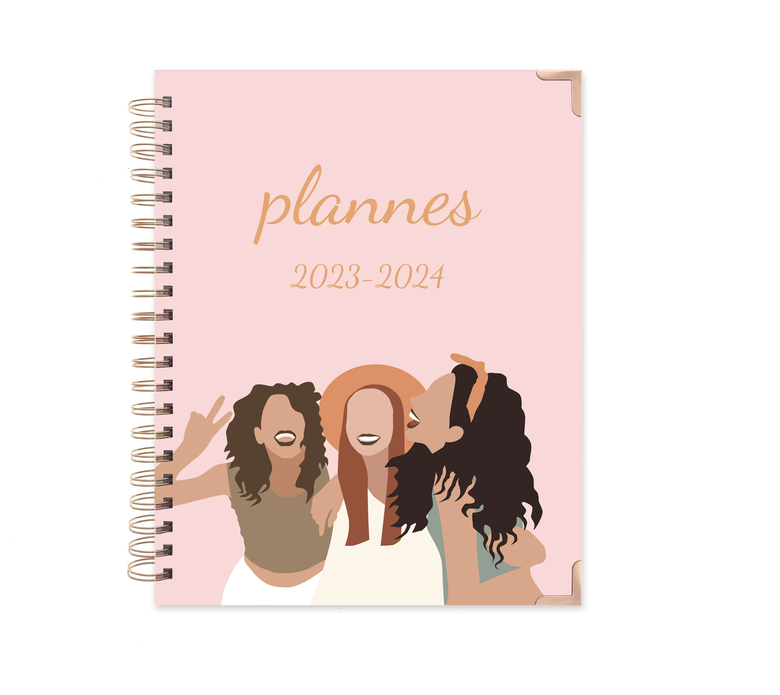Journal A5 Hardcover Notebook Promotional Gifts Personalized Custom Self care wellness women planner free design for wholesale