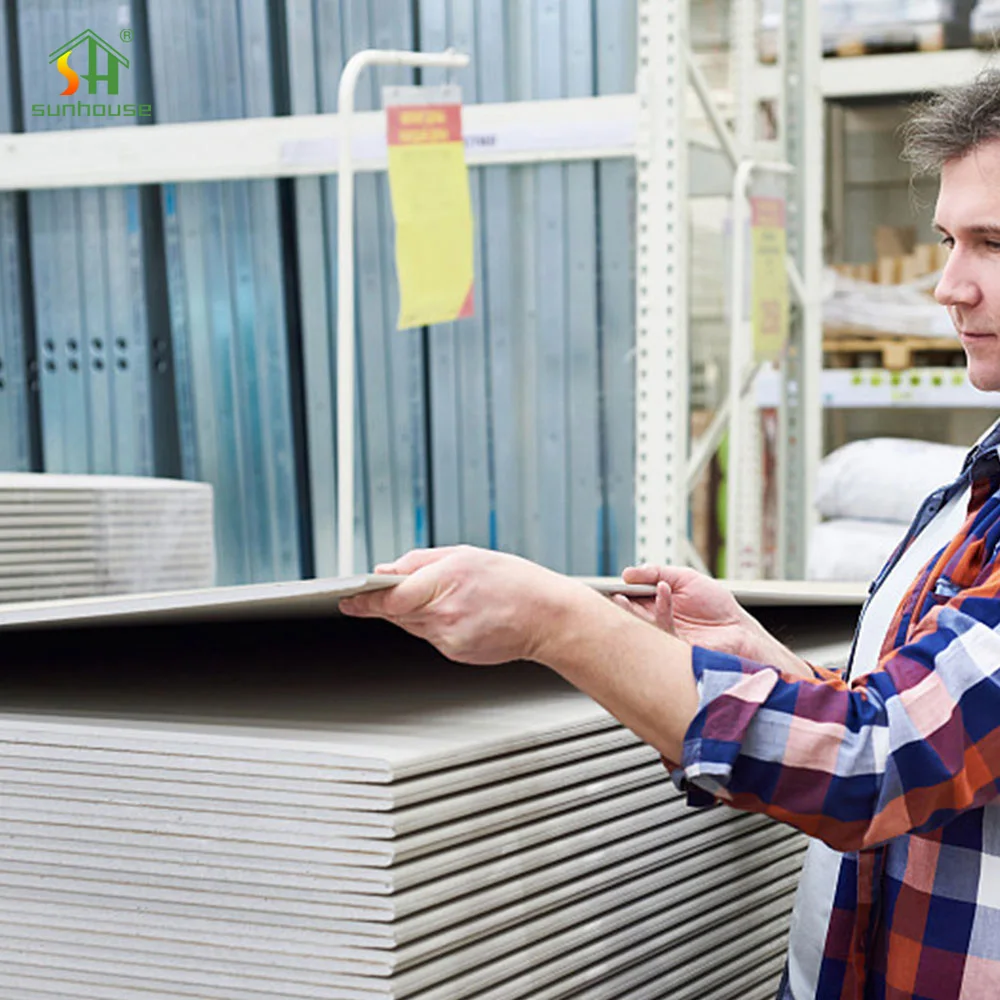 High Quality Regular Gypsum Plaster Boards 4X8Ft 12Mm Plaster Boards Interior Ceiling