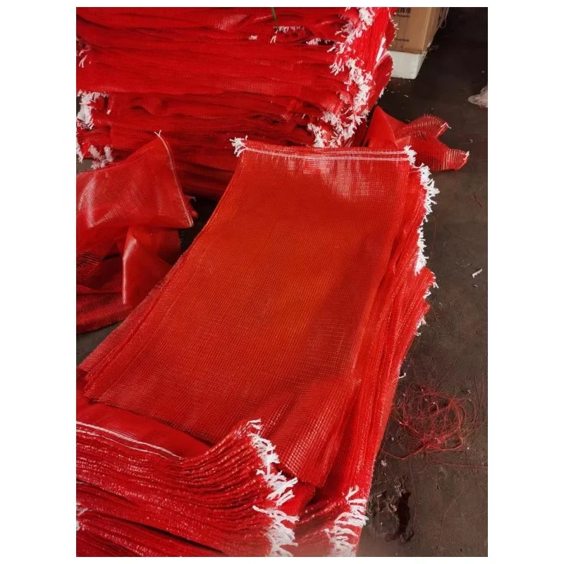 25kg packing firewood onion potato leno mesh bags with factory price