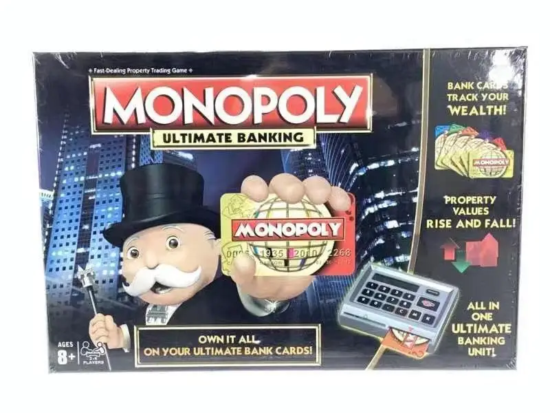 Board game maker Wholesale custom Adult  kids Board Games for Family Custom Digital Board Game Monopoly For Kids Educational