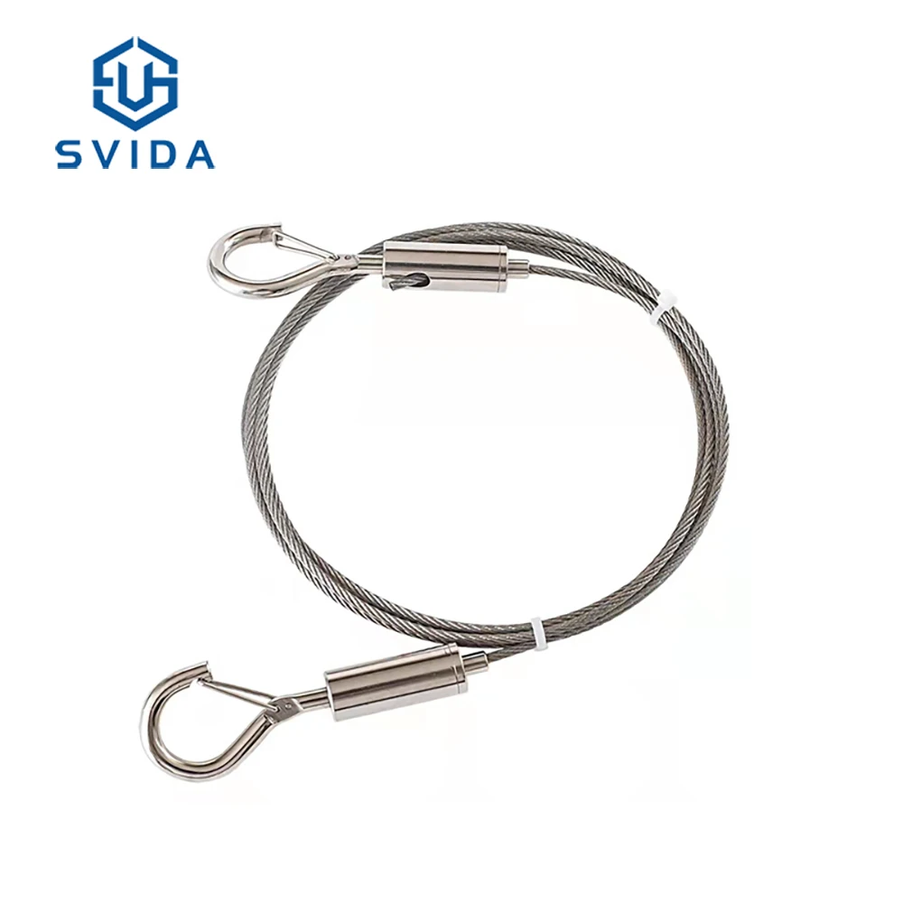 High Quality Stainless Steel 316 7x7 Strand Wire Rope Metal Strip 6mm 8mm For Cable Seal