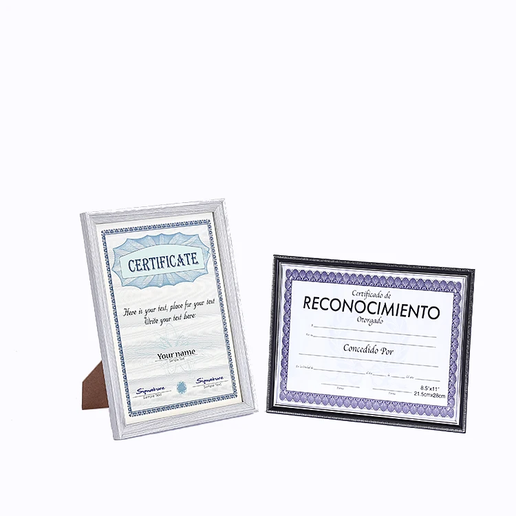 
Customized Size University A4 Diploma Wood Fram Standing and Hanging Diploma Certificate PhotoFrame 