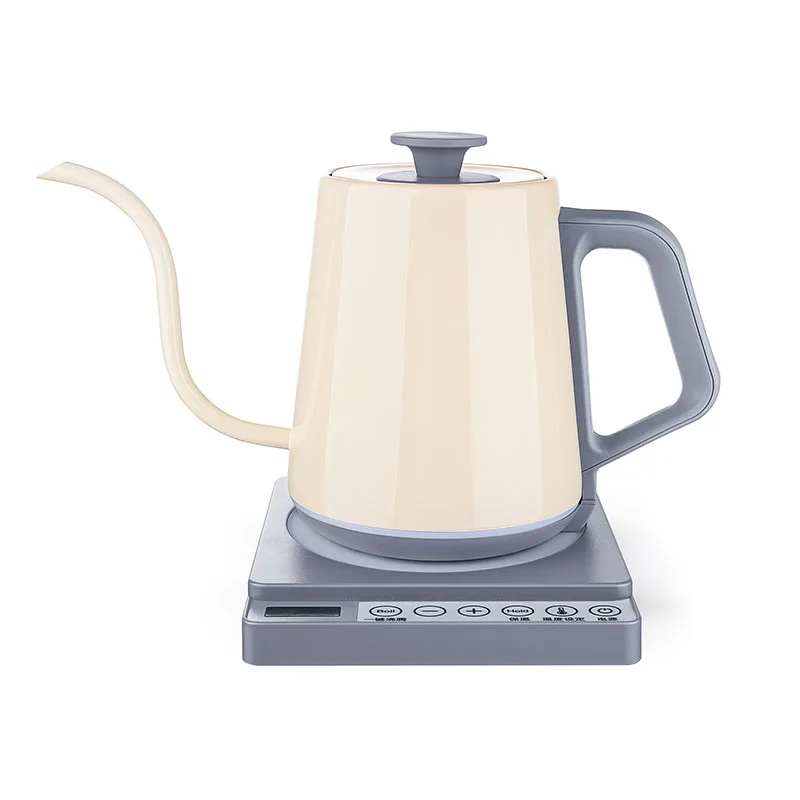 High quality dry boil protection 304 stainless steel 0.8l gooseneck electric kettle for brewing coffee