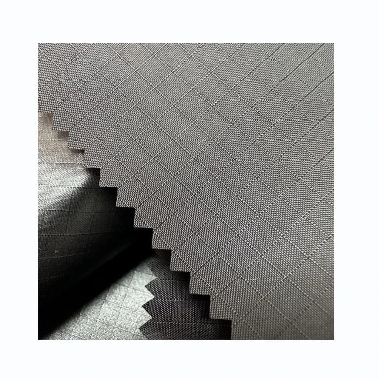 Water resistant 100% nylon  210T Ripstop taffeta fabric with PU coating for outdoor