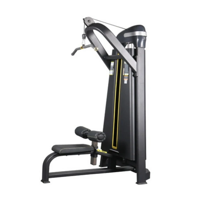 Fitness equipment exercise machine lat pull down and low row machine gym commercial high-low pull back trainer