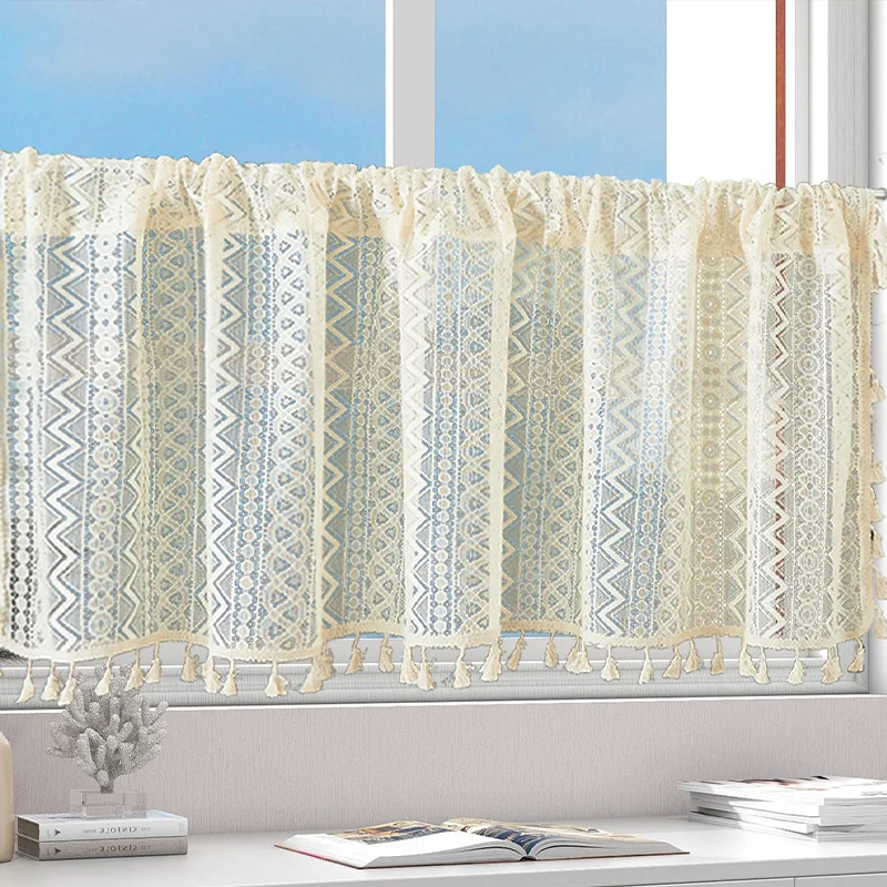 crochet Cafe curtains C44