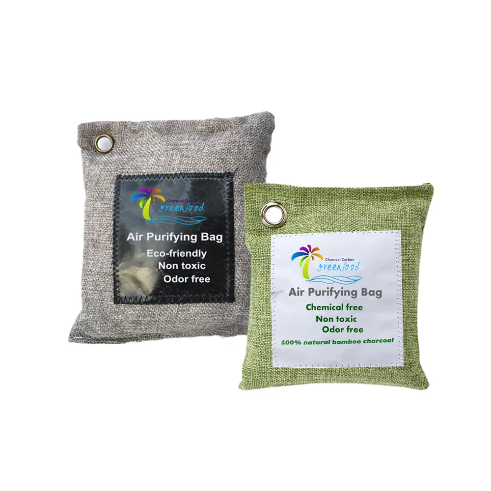 Activated Moso Bamboo Charcoal Air Purifying Bag Charcoal Air Freshener Purifier Bag Odor Eliminator