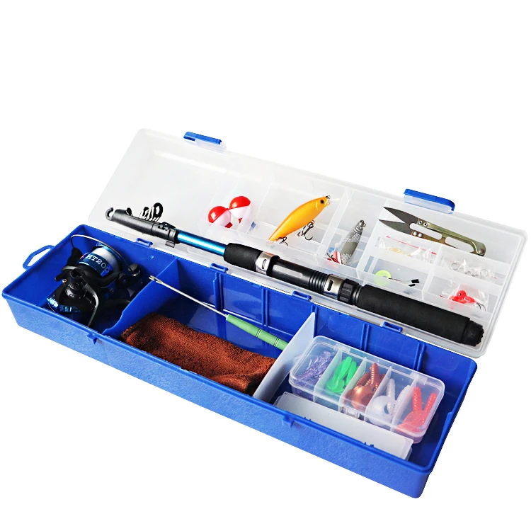 Hot Sale cheap fishing soft bait set bait fishing set fishing kit full set with lure