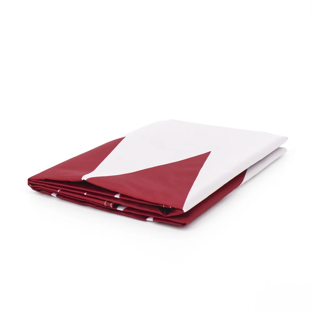 Promotional 2022 Qatar world cup 100% Polyester 3x5f Qatar National Flag for soccer ball fans