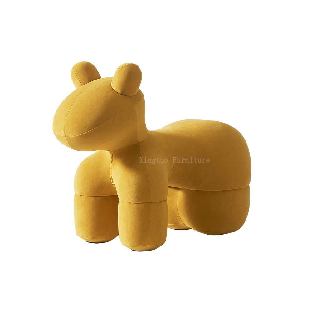 XT-670 hot sale lovely horse shape animal chair bedroom home furniture modern lounge pony chair