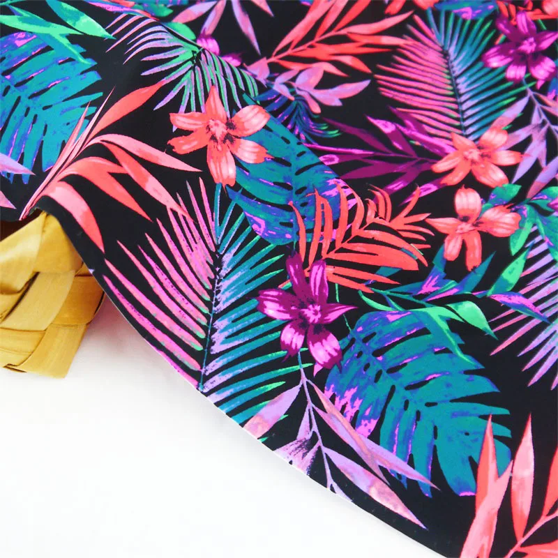 New product printing woman swimwear fabric for sexy bra