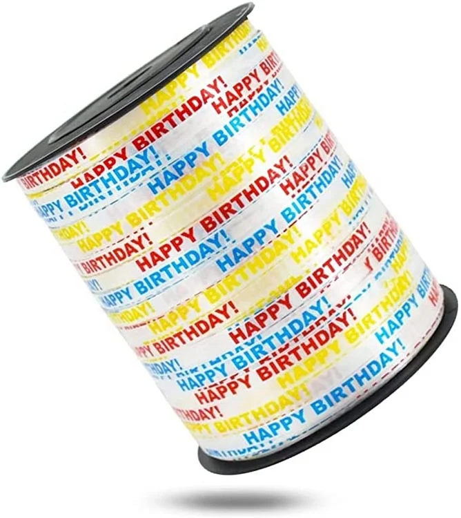 5 мм Подарочный подвесной цветок блестящий красный синий металлический шар пластиковая Pp лента для завивки
