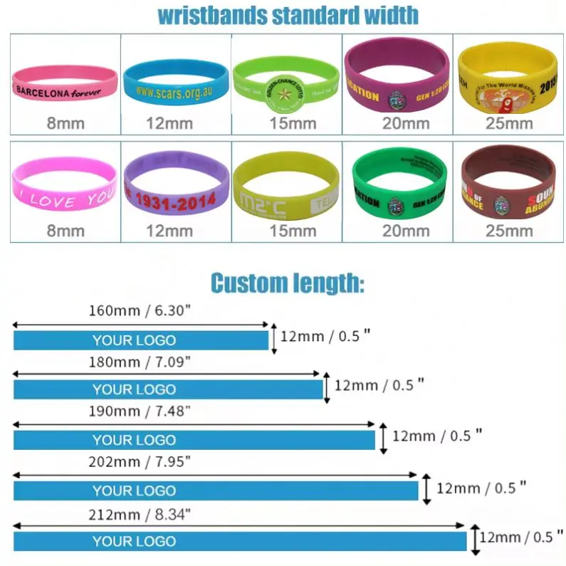 Custom Engraved Text Logo Glowing Bracelet En Silicone Wristbands Flag Custom Rubber Wrist Band Bracelet For Engraving