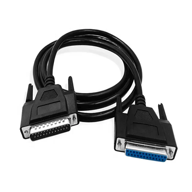 D-SUB 9P Signal  cable with ferrite choke for printer computer cable