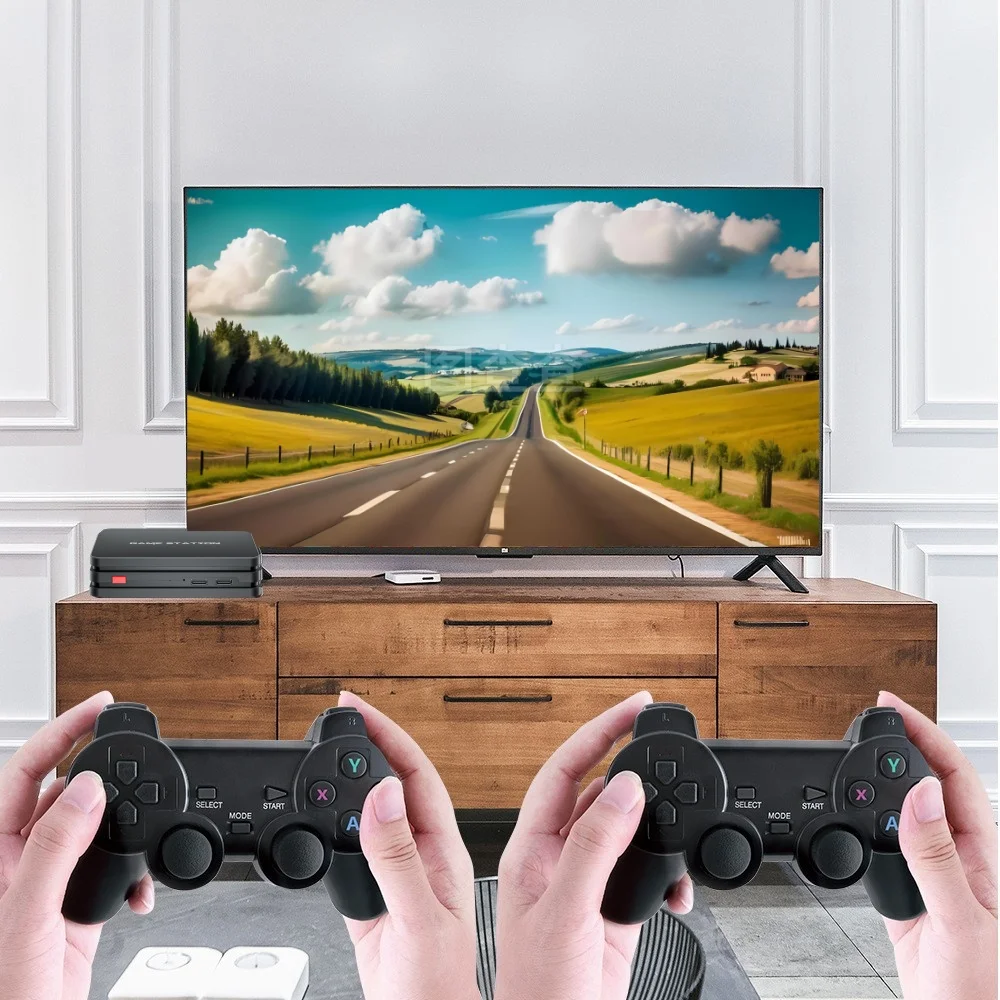 Best gift super handheld boxing punching game players with dual gamepads hand held tv video custom game boxes