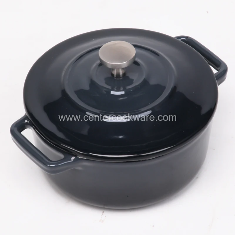 Cast Iron mini casserole dutch oven for baking use mini serving pot
