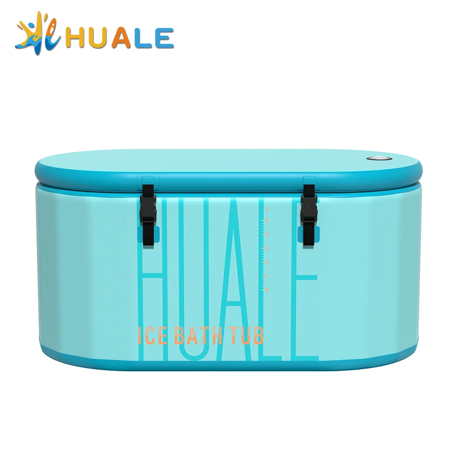 Inflatable Ice Bath Recovery Pod Soaking Portable DWF Tub Cold Plunge Tub With Water Chiller 1 Person Pool For Kids