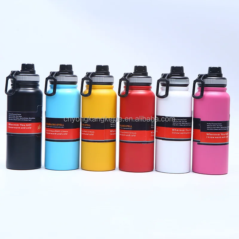 
Vacuum Insulated Bottle Customized Logo Double Wall 304 Stainless Steel Outdoors Sport 800ML 