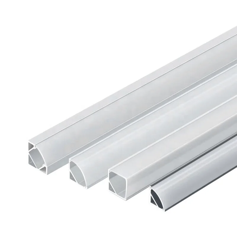 Surface Mounting Linear Lighting Profil Channel Housing 45 90 Degree Corner Aluminum Profile LED Strip Light