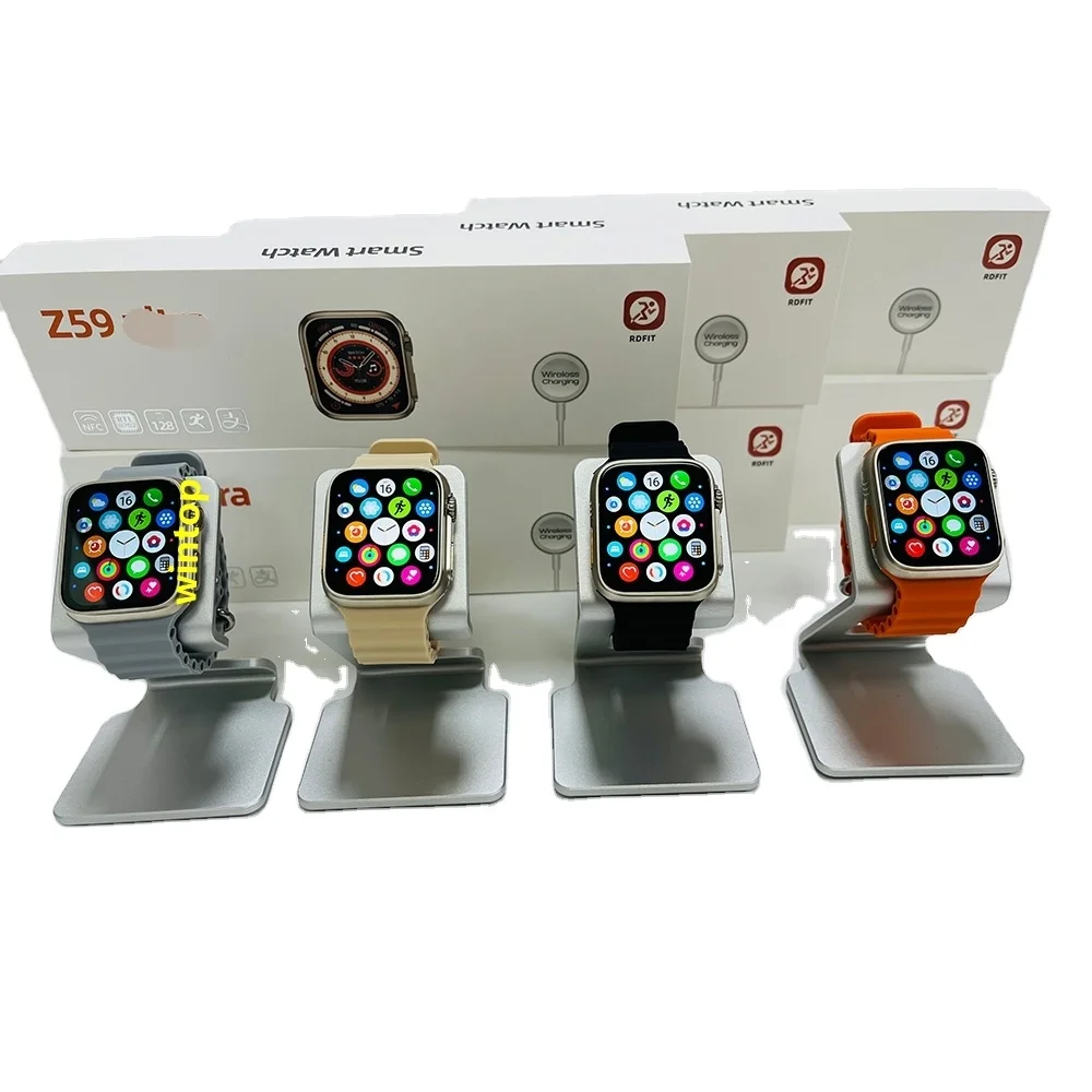 2023 RDFIT Realtek 8762DT chip sport smartwatch Z59 ultra smart watch 8 with NFC AI Voice Assistant series 8