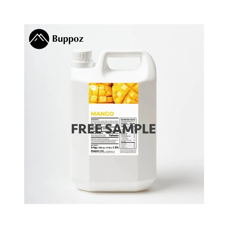 China Popularity Mango Syrup Taiwan Bubble Tea Concentrate Fruit Syrup For Drinks
