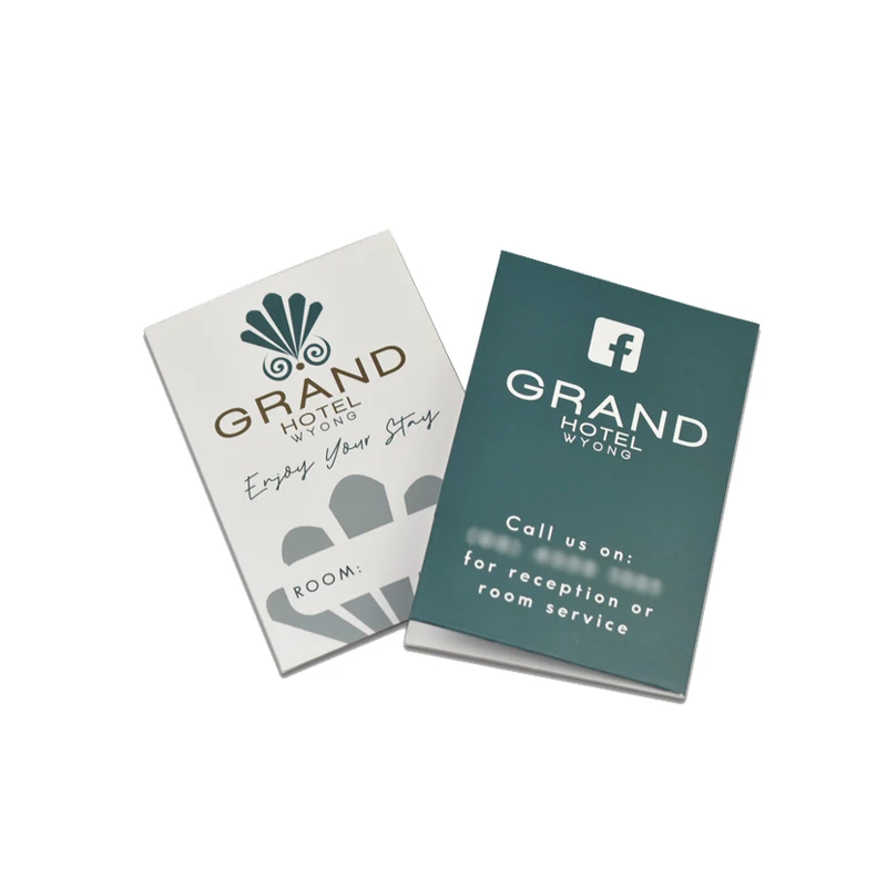 Hot selling customized logo hotel room key card holders with 300gsm art paper size 94*63mm suitable for standard key cards