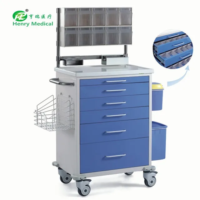 Medical Anesthesia Trolley/Emergency Trolley/Medicine Cart
