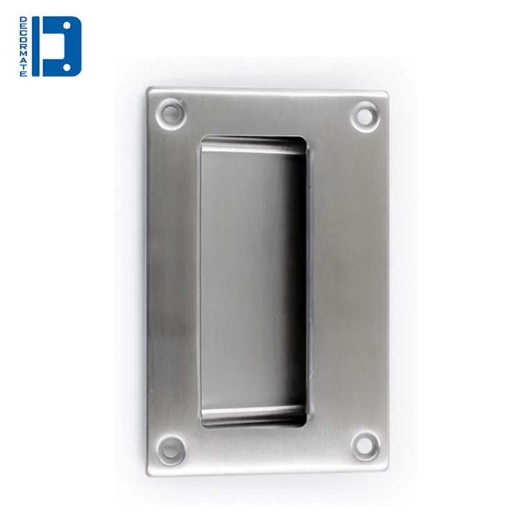 Hidden Recessed Handle Stainless Steel Square Flush Concealed Furniture Handle for Door Drawer Cupboard Cabinet Sliding Door
