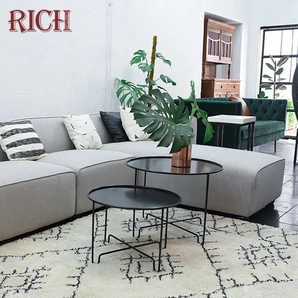 European living room settee modular sofa big luxury sectional couch white fabric I shaped large sectional corner couch sofa